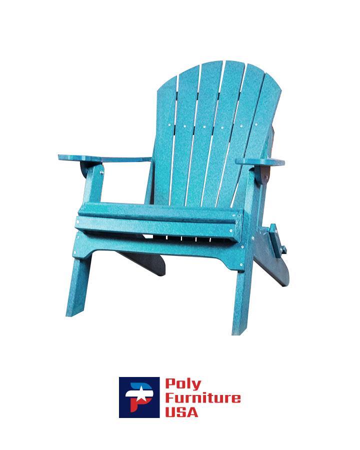 amish made poly folding adirondack chairs